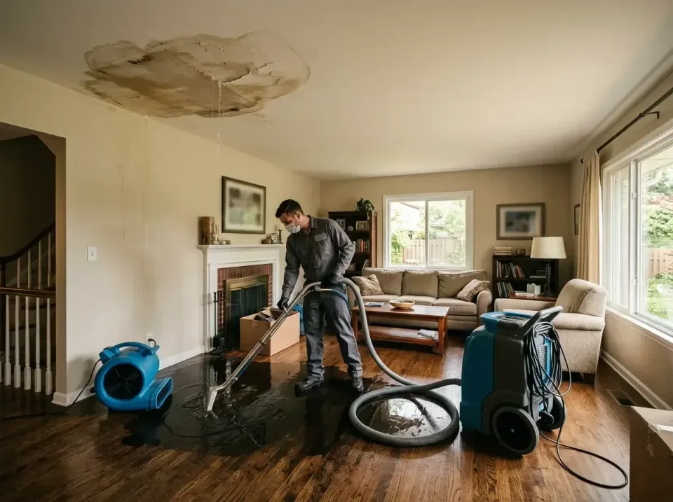 attic-pipe-burst-ceiling-drip-008 — frequently asked questions, Water Damage Restoration & Carpet Care in De Soto, MO